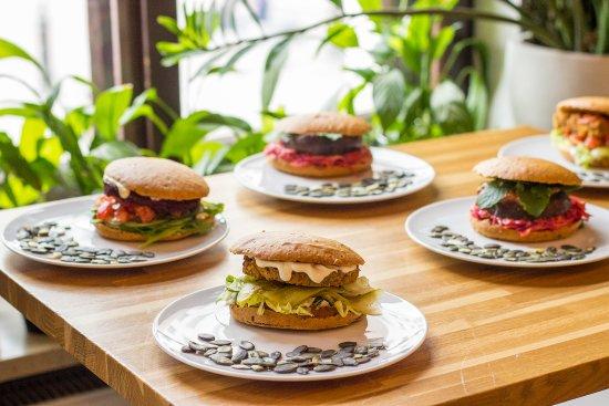 MO healthy vegan burgers